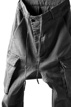 画像をギャラリービューアに読み込む, 11 BY BORIS BIDJAN SABERI CARGO POCKET PANT "P21B-F1451" (STRETCH DENIM / USED GREY)