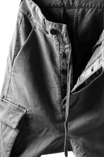 画像をギャラリービューアに読み込む, 11 BY BORIS BIDJAN SABERI CARGO POCKET PANT "P21B-F1451" (STRETCH DENIM / USED GREY)