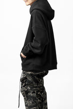 画像をギャラリービューアに読み込む, A.F ARTEFACT "FLUFFY" EMBROIDERED HOODIE / BomberFLEECE (BLACK)