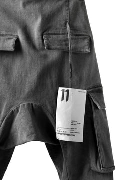 画像をギャラリービューアに読み込む, 11 BY BORIS BIDJAN SABERI CARGO POCKET PANT "P21B-F1451" (STRETCH DENIM / USED GREY)