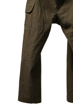 画像をギャラリービューアに読み込む, COLINA BDU PANTS / WASHABLE WOOL GABARDINE (OLIVE KHAKI)