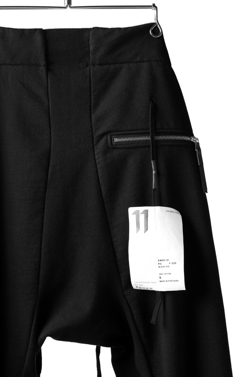 画像をギャラリービューアに読み込む, 11 BY BORIS BIDJAN SABERI JOGGER PANT "P13-F-1235" (HEAVY SWEAT / BLACK DYE)
