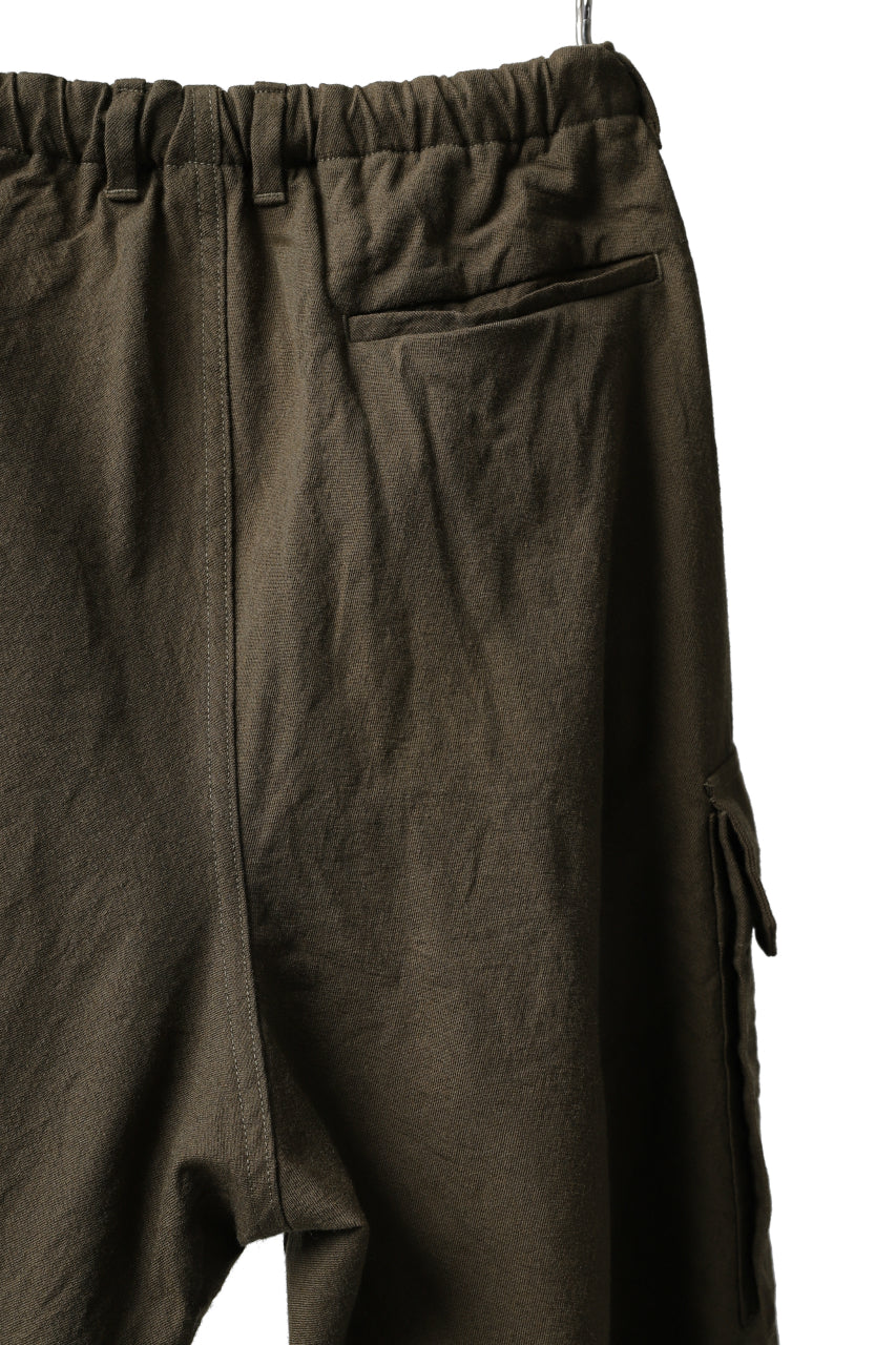 画像をギャラリービューアに読み込む, COLINA BDU PANTS / WASHABLE WOOL GABARDINE (OLIVE KHAKI)
