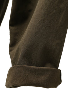 画像をギャラリービューアに読み込む, COLINA BDU PANTS / WASHABLE WOOL GABARDINE (OLIVE KHAKI)