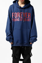 Load image into Gallery viewer, mastermind JAPAN SWEAT HOODIE / GLITTER LOGO (NAVY)