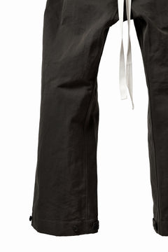 画像をギャラリービューアに読み込む, KLASICA GARNER WIDE STRING PANTS / TRI UNION HIGH DENSITY GABARDINE (MILITARY)