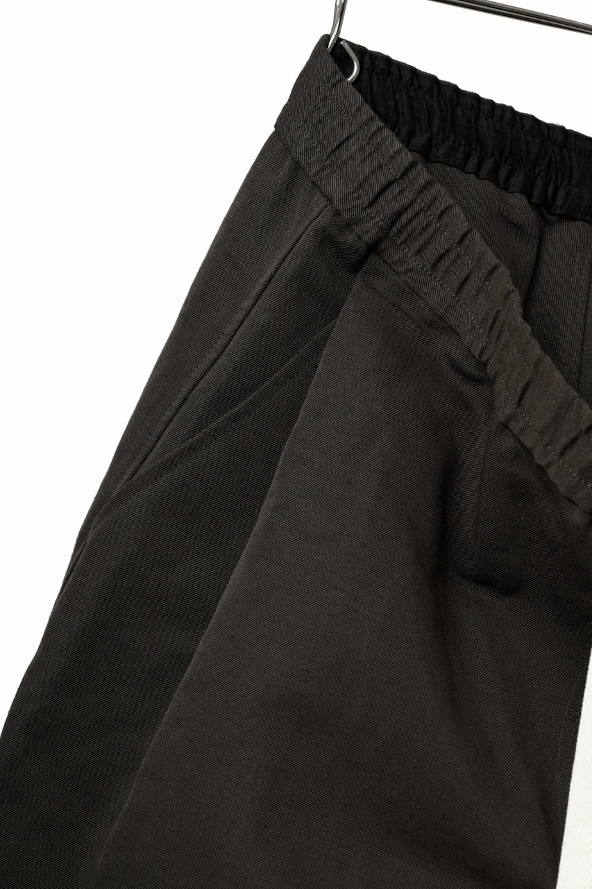 画像をギャラリービューアに読み込む, KLASICA GARNER WIDE STRING PANTS / TRI UNION HIGH DENSITY GABARDINE (MILITARY)
