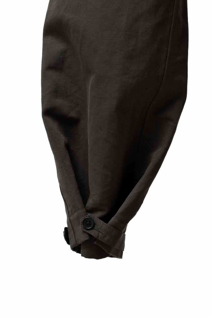 画像をギャラリービューアに読み込む, KLASICA GARNER WIDE STRING PANTS / TRI UNION HIGH DENSITY GABARDINE (MILITARY)