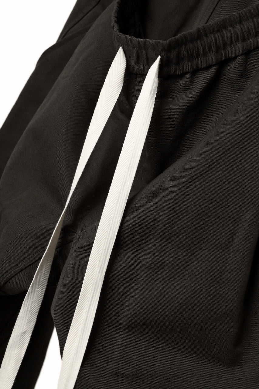 画像をギャラリービューアに読み込む, KLASICA GARNER WIDE STRING PANTS / TRI UNION HIGH DENSITY GABARDINE (MILITARY)