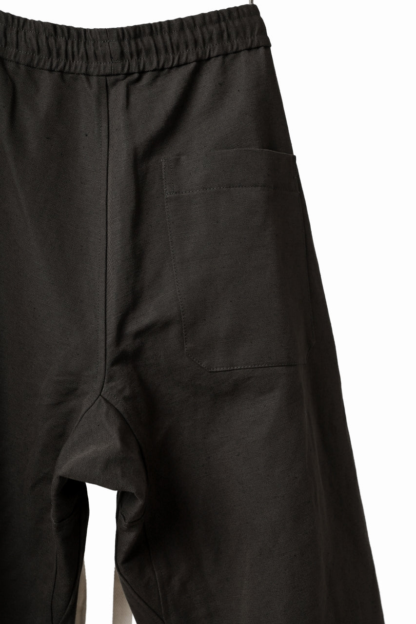 画像をギャラリービューアに読み込む, KLASICA GARNER WIDE STRING PANTS / TRI UNION HIGH DENSITY GABARDINE (MILITARY)
