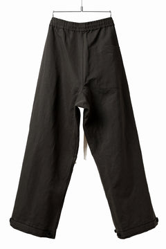 画像をギャラリービューアに読み込む, KLASICA GARNER WIDE STRING PANTS / TRI UNION HIGH DENSITY GABARDINE (MILITARY)