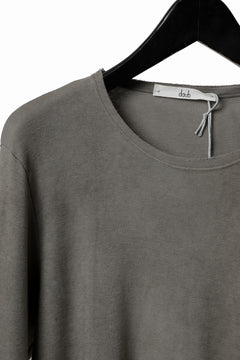 画像をギャラリービューアに読み込む, daub DYEING LONG SLEEVE CUTSEWN / C.JERSEY (TAUPE)