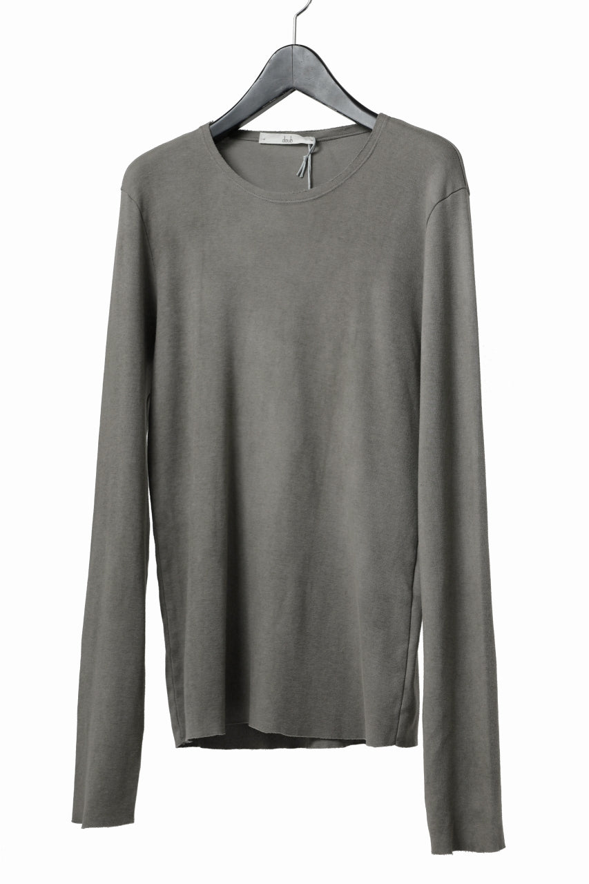 画像をギャラリービューアに読み込む, daub DYEING LONG SLEEVE CUTSEWN / C.JERSEY (TAUPE)