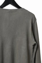 画像をギャラリービューアに読み込む, daub DYEING LONG SLEEVE CUTSEWN / C.JERSEY (TAUPE)