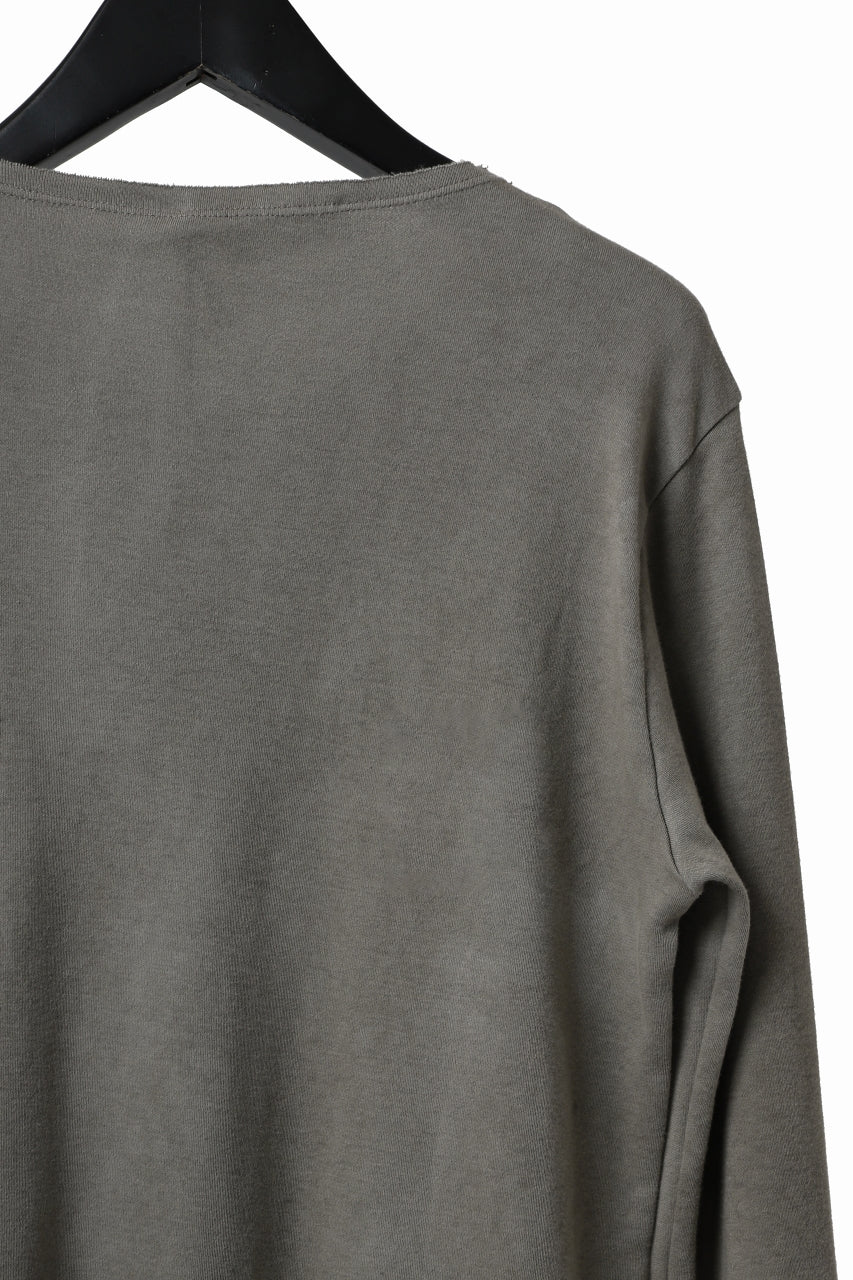 画像をギャラリービューアに読み込む, daub DYEING LONG SLEEVE CUTSEWN / C.JERSEY (TAUPE)