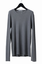 画像をギャラリービューアに読み込む, daub DYEING LONG SLEEVE CUTSEWN / C.JERSEY (GREY)