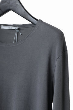 画像をギャラリービューアに読み込む, daub DYEING LONG SLEEVE CUTSEWN / C.JERSEY (GREY)