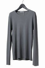 画像をギャラリービューアに読み込む, daub DYEING LONG SLEEVE CUTSEWN / C.JERSEY (GREY)