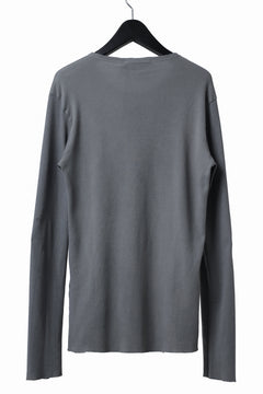 画像をギャラリービューアに読み込む, daub DYEING LONG SLEEVE CUTSEWN / C.JERSEY (GREY)