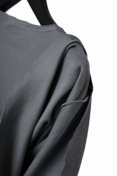 画像をギャラリービューアに読み込む, daub DYEING LONG SLEEVE CUTSEWN / C.JERSEY (GREY)