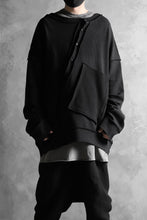 画像をギャラリービューアに読み込む, SOSNOVSKA exclusive SLASH COMBINATION SWEATER TOP (BLACK)