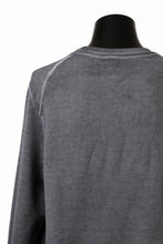 画像をギャラリービューアに読み込む, daub DYEING SWEAT PULLOVER / BRUSHED BACK TERRY FLEECE (GREY)