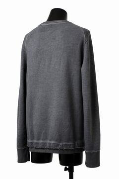 画像をギャラリービューアに読み込む, daub DYEING SWEAT PULLOVER / BRUSHED BACK TERRY FLEECE (GREY)