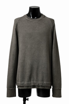 画像をギャラリービューアに読み込む, daub DYEING SWEAT PULLOVER / BRUSHED BACK TERRY FLEECE (TAUPE)