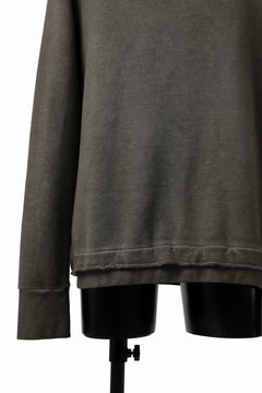 画像をギャラリービューアに読み込む, daub DYEING SWEAT PULLOVER / BRUSHED BACK TERRY FLEECE (TAUPE)