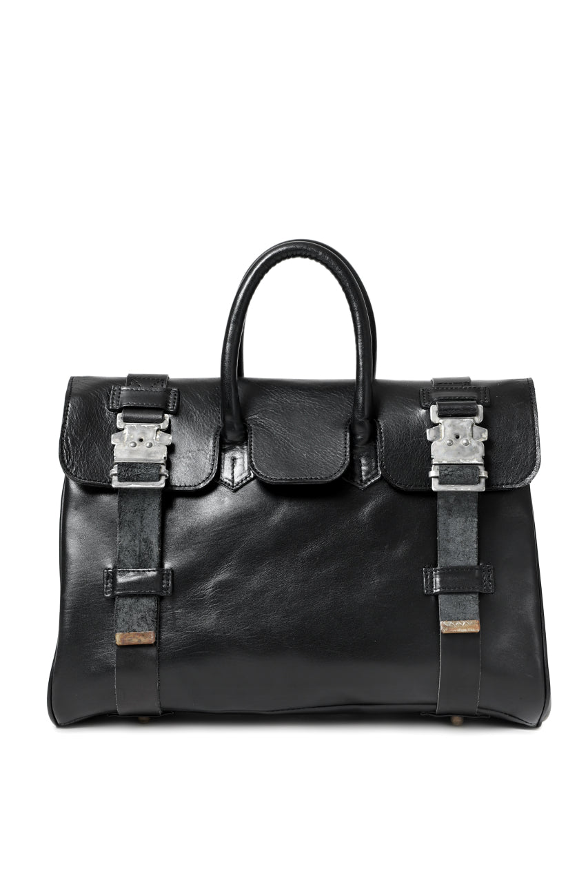 画像をギャラリービューアに読み込む, ierib VOYGER 30 HAND BAG / smooth horse leather (BLACK)