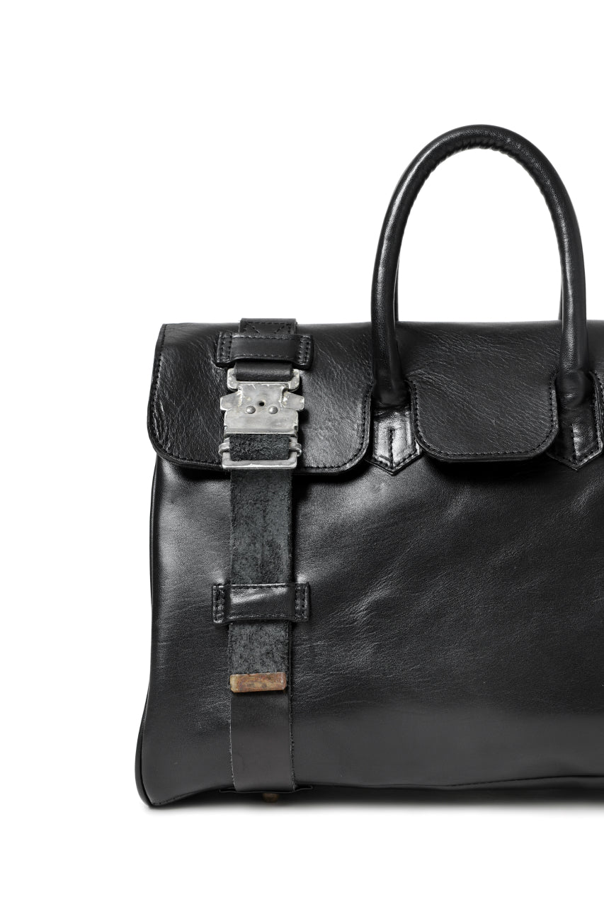 画像をギャラリービューアに読み込む, ierib VOYGER 30 HAND BAG / smooth horse leather (BLACK)