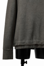 画像をギャラリービューアに読み込む, daub DYEING SWEAT PULLOVER / BRUSHED BACK TERRY FLEECE (TAUPE)