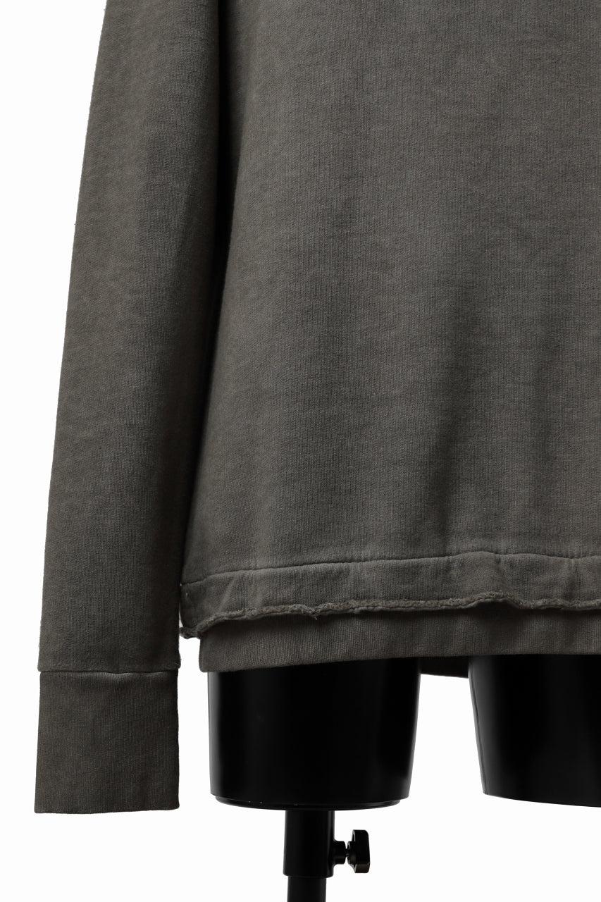 画像をギャラリービューアに読み込む, daub DYEING SWEAT PULLOVER / BRUSHED BACK TERRY FLEECE (TAUPE)