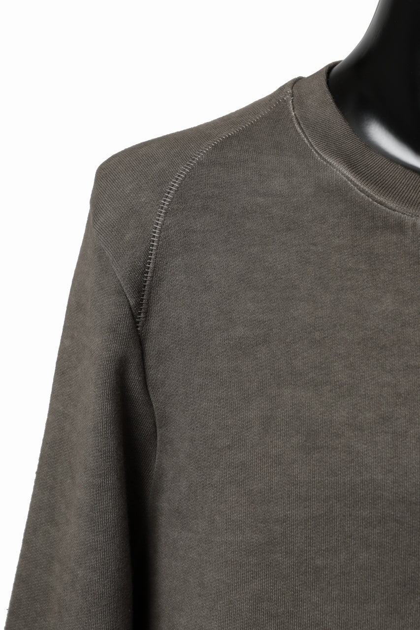 画像をギャラリービューアに読み込む, daub DYEING SWEAT PULLOVER / BRUSHED BACK TERRY FLEECE (TAUPE)