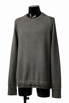 画像をギャラリービューアに読み込む, daub DYEING SWEAT PULLOVER / BRUSHED BACK TERRY FLEECE (TAUPE)