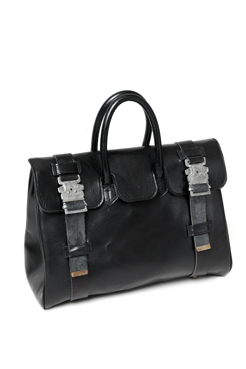 画像をギャラリービューアに読み込む, ierib VOYGER 30 HAND BAG / smooth horse leather (BLACK)