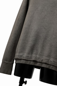 画像をギャラリービューアに読み込む, daub DYEING SWEAT PULLOVER / BRUSHED BACK TERRY FLEECE (TAUPE)
