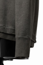 画像をギャラリービューアに読み込む, daub DYEING SWEAT PULLOVER / BRUSHED BACK TERRY FLEECE (TAUPE)