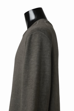 画像をギャラリービューアに読み込む, daub DYEING SWEAT PULLOVER / BRUSHED BACK TERRY FLEECE (TAUPE)