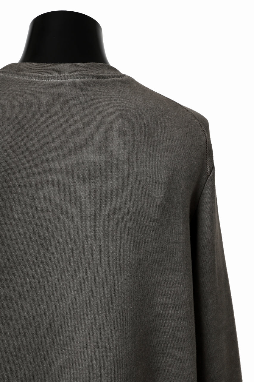 画像をギャラリービューアに読み込む, daub DYEING SWEAT PULLOVER / BRUSHED BACK TERRY FLEECE (TAUPE)