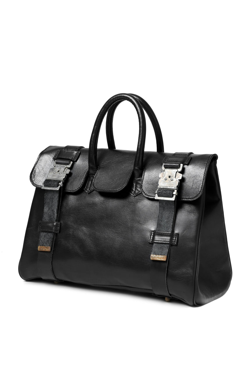 画像をギャラリービューアに読み込む, ierib VOYGER 30 HAND BAG / smooth horse leather (BLACK)