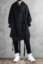 画像をギャラリービューアに読み込む, SOSNOVSKA exclusive COMBINED HOODIE JACKET (BLACK x CHECK)