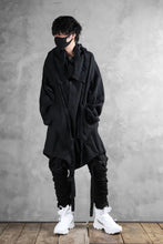 画像をギャラリービューアに読み込む, SOSNOVSKA exclusive COMBINED HOODIE JACKET (BLACK x CHECK)