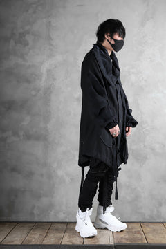 画像をギャラリービューアに読み込む, SOSNOVSKA exclusive COMBINED HOODIE JACKET (BLACK x CHECK)