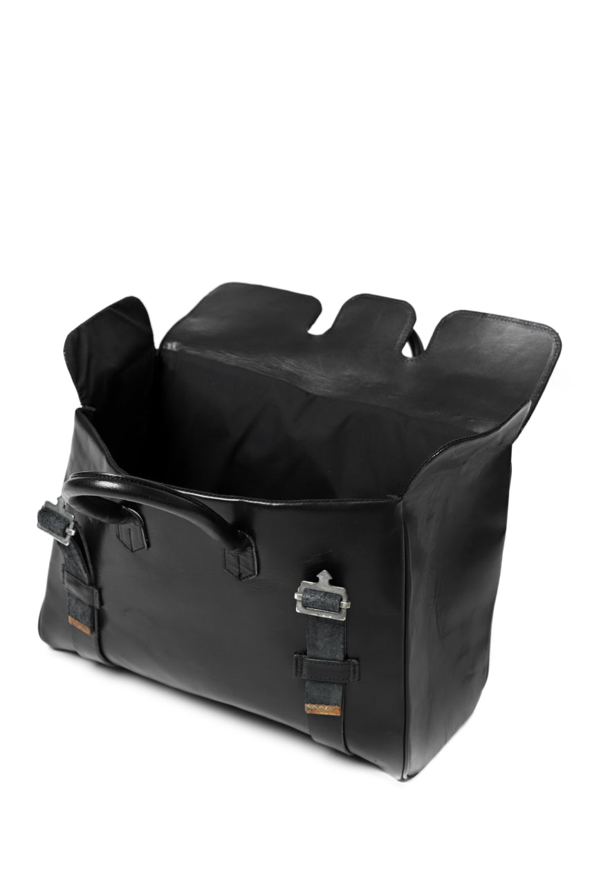 画像をギャラリービューアに読み込む, ierib VOYGER 30 HAND BAG / smooth horse leather (BLACK)