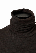 画像をギャラリービューアに読み込む, KLASICA SMOKE SMOOTH TURTLE NECK PULL / JACQUARD KNIT JERSEY (DARK OLIVE)