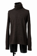 画像をギャラリービューアに読み込む, KLASICA SMOKE SMOOTH TURTLE NECK PULL / JACQUARD KNIT JERSEY (DARK OLIVE)