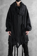 画像をギャラリービューアに読み込む, SOSNOVSKA exclusive COMBINED HOODIE JACKET (BLACK x CHECK)