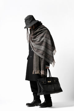 Load image into Gallery viewer, blackcrow stole wo/ny woven (GREY CHECK)