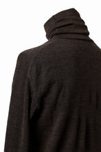 画像をギャラリービューアに読み込む, KLASICA SMOKE SMOOTH TURTLE NECK PULL / JACQUARD KNIT JERSEY (DARK OLIVE)